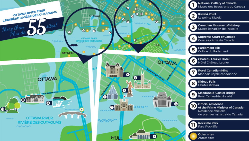 ottawa river tour map